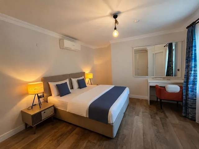 شقة سكنية فاخرة بسريرين كوين بإطلالة على البحر، Iskelem Hotel 8/10