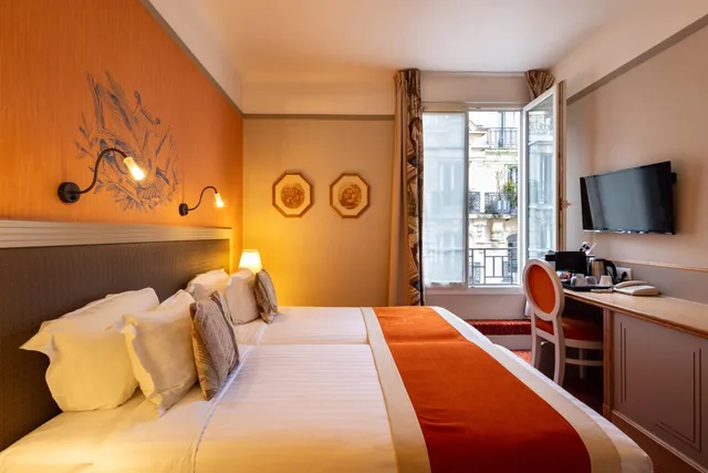 غرفة تقليدية بسرير مزدوج أو سريرين منفصلين، Hotel Residence Foch 2/10