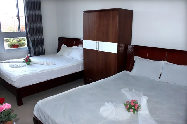 غرفة رباعية بسريرين مزدوجين، Minh Hung Hotel 3/8