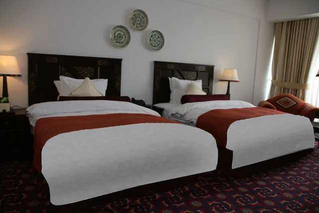 غرفة تنفيذية بسريرين منفصلين مع دخول الصالة، DUSHANBE SERENA HOTEL 1/1