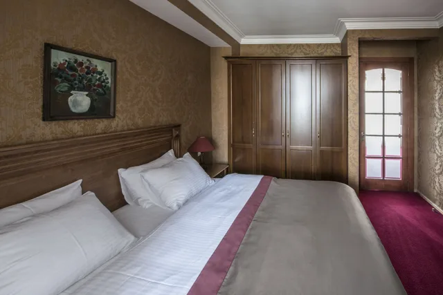 شقة فاخرة بسرير كينج بإطلالة على المدينة بغرفة نوم واحدة مع أريكة، Kopala Hotel 1/4