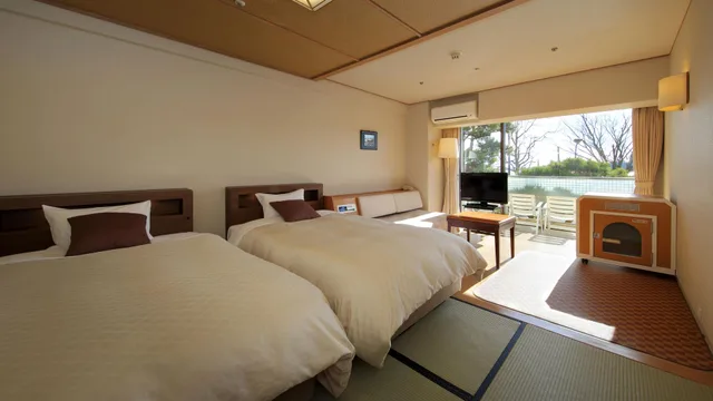 غرفة ثلاثية بإطلالة على البحر، Matsushima Century Hotel 1/1