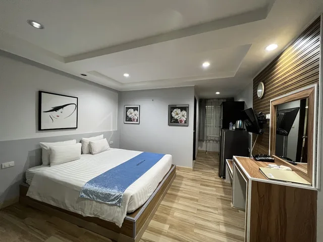 غرفة قياسية بسرير مزدوج، The Beach Front Resort Pattaya 3/8