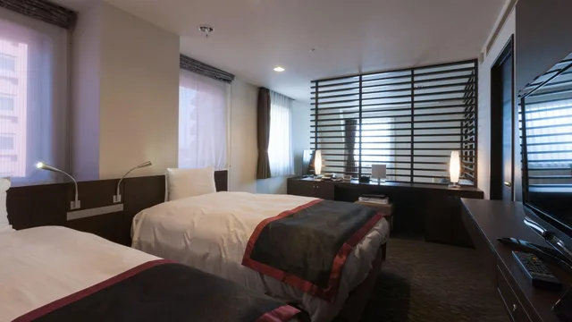 Premium, Suite, Twin Beds, Queen Bed, Mountain View, Ocean View, Night View، Onomichi Kokusai Hotel 1/1
