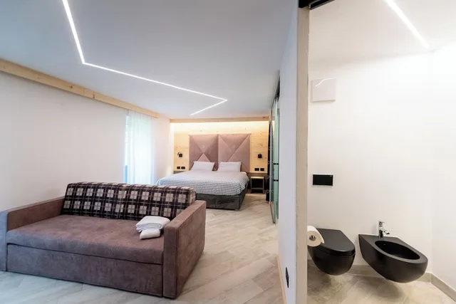 Twin Beds, Mountain View, HOTEL CHALET PINETA 5/10