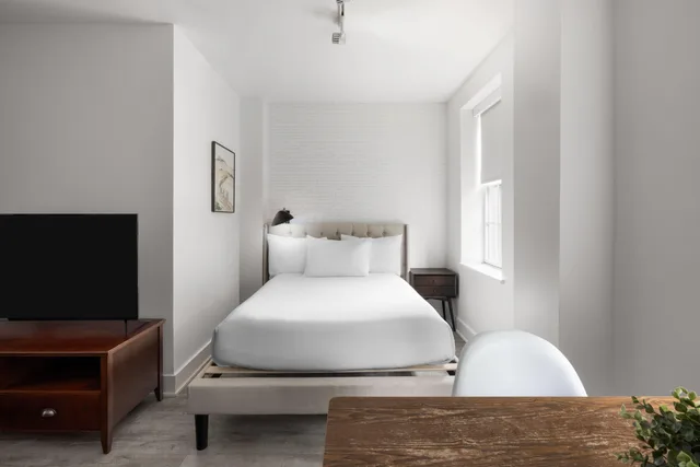 شقة استوديو ديلوكس بسرير كوين، Reside Navy Yard, a Wyndham Residence 1/1