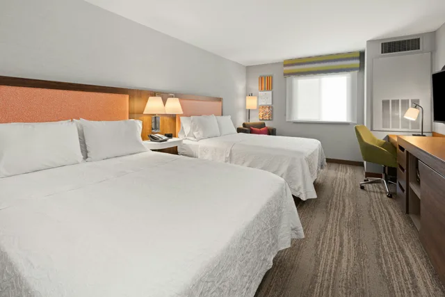 غرفة بسريرين كوين، Hampton Inn & Suites Burlington WA 1/2