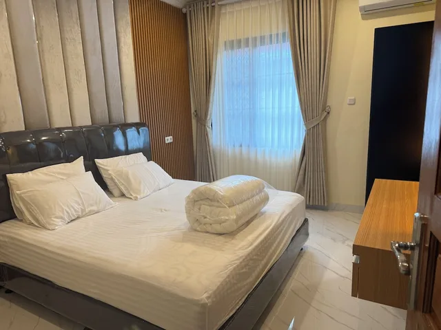 فيلا كومفورت بسريرين كوين بإطلالة على الحديقة بشرفة بغرفتي نوم، Eton Asia Kota Bunga Villas 2/6