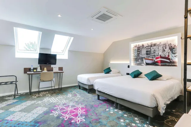 غرفة سوبيريور عائلية، Brit Hotel Caen Nord Memorial 4/7