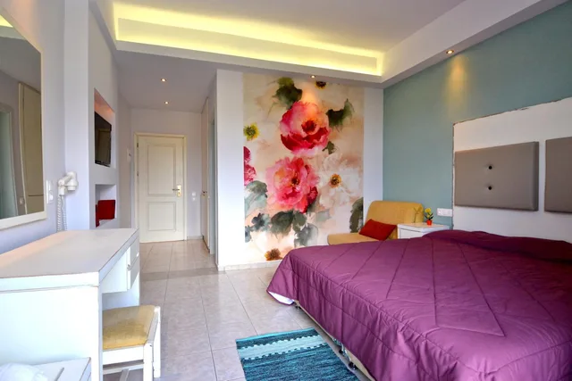 غرفة بسرير مزدوج أو سريرين منفصلين بإطلالة على الحديقة، Paloma Blanca Hotel 5/10