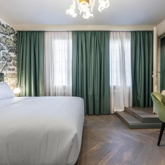 غرفة بسرير مزدوج أو سريرين منفصلين، Hotel Villa Viridia 2/10