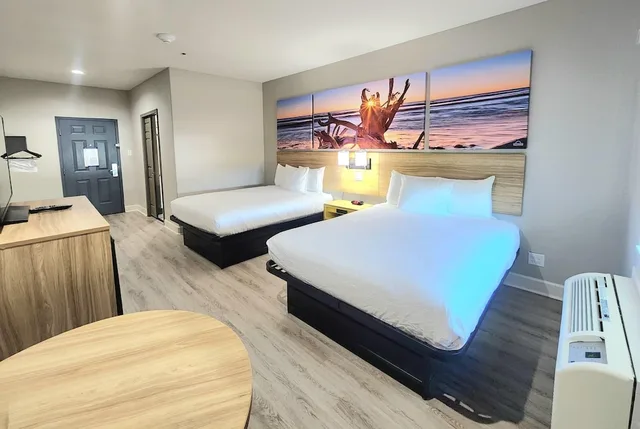 غرفة بسريرين كوين، Days Inn & Suites By Wyndham Galveston West/Seawall 1/10