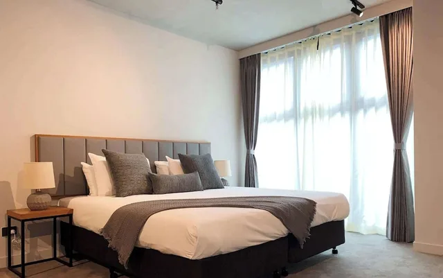 شقة بسرير كينج بغرفة نوم واحدة، Clarion Apartments South Melbourne 2/5