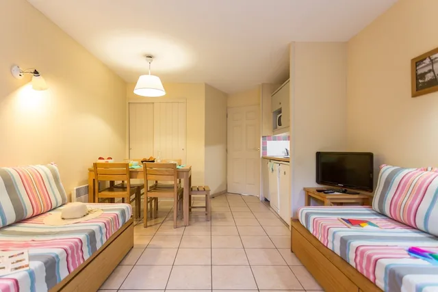 Studio, Bunk Bed, Trundle Bed, 2 Sofa, Alcove, Terrace, Garden Floor, Residence Les Dunes Du Medoc 1/3
