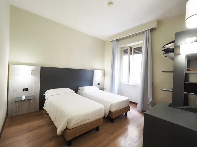 غرفة قياسية بسريرين منفصلين، Osimar Hotel Rome 3/8