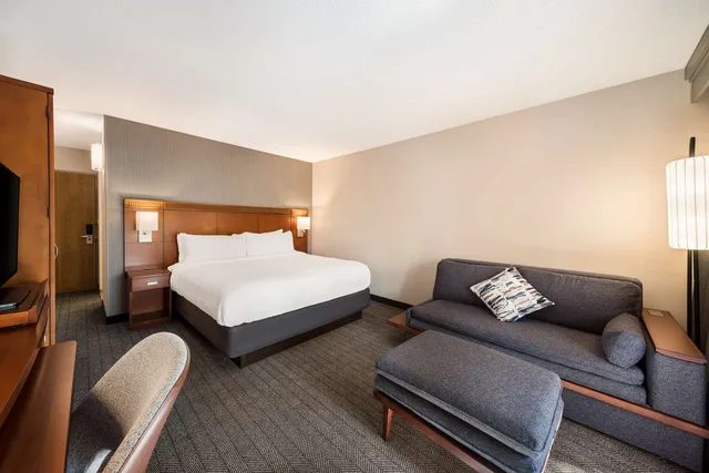 غرفة ديلوكس بسرير كينج مع أريكة، Sonesta Select San Jose Airport 2/4