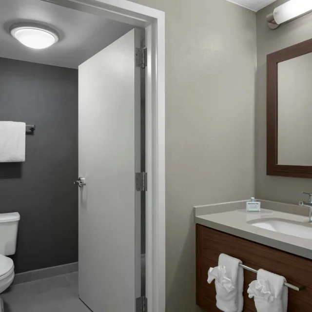 Room, King Bed, Sofa, Bathtub, Accessible, Courtyard by Marriott Charlotte Airport North 6/8