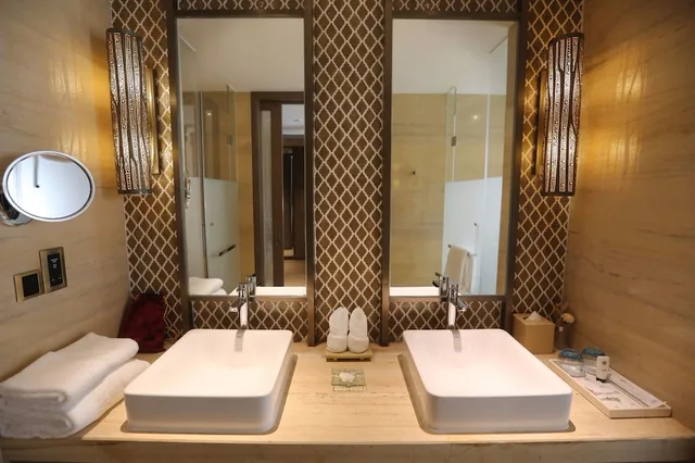 غرفة ديلوكس بسريرين منفصلين بإطلالة على البحر، Mangrove Tree Resort World (Coral Tower) 8/10
