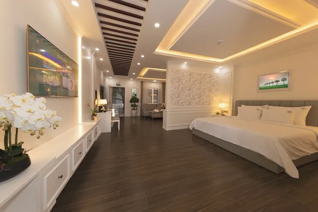 جناح استوديو فاخر بسرير كينج بإطلالة على الحديقة بغرفة نوم واحدة، MerPerle Nui Sam Resort 2/2