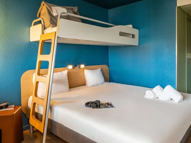 غرفة عائلية بسريرين مزدوجين، IBIS BUDGET PARIS PORTE DE PANTIN 1/10