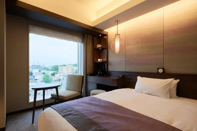 Room, Single, Double Bed, North Wing، Hotel Metropolitan Akita 1/4