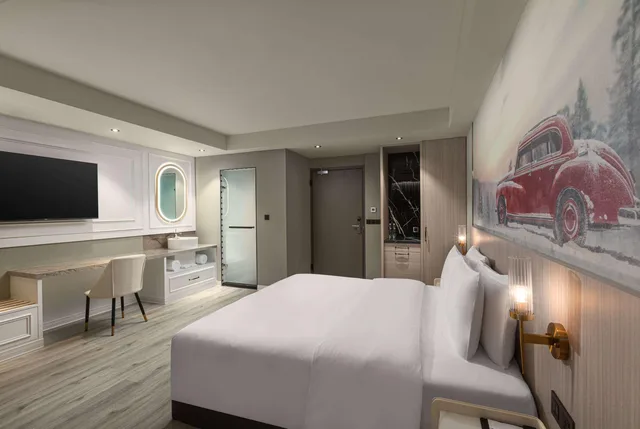 غرفة قياسية بسرير مزدوج، TRYP by Wyndham New Taipei Linkou 2/2