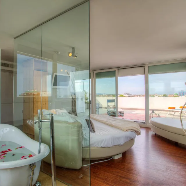 جناح بشرفة، D Place Aparthotel Suite 4/7