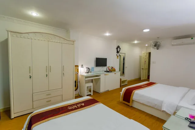 غرفة ديلوكس عائلية بسريرين كوين، A25 Hotel - 307 Ly Tu Trong 10/10