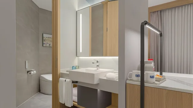 جناح بسرير كوين بغرفة نوم واحدة، Holiday Inn Express Yantai Penglai by IHG 7/8