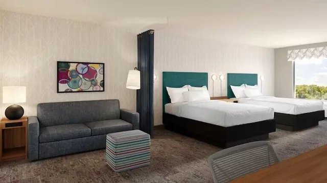 استوديو بسريرين كوين لذوي الإعاقة، Home2 Suites by Hilton Chelmsford Lowell 3/4