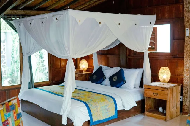 فيلا فاخرة بسريرين كينج بغرفتي نوم بمسبح خاص، Antique Sentana Villa Ubud 3/10