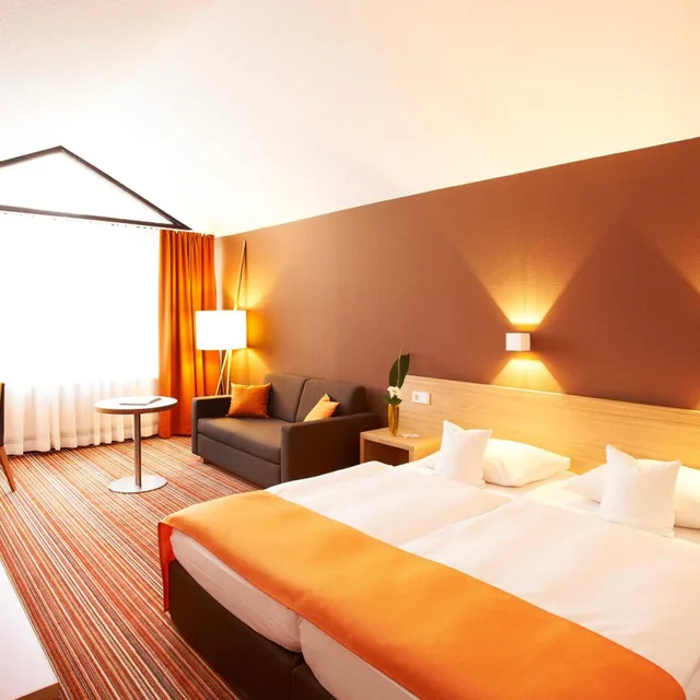 غرفة بسرير مزدوج، Hotel Zugbruecke Grenzau 1/7