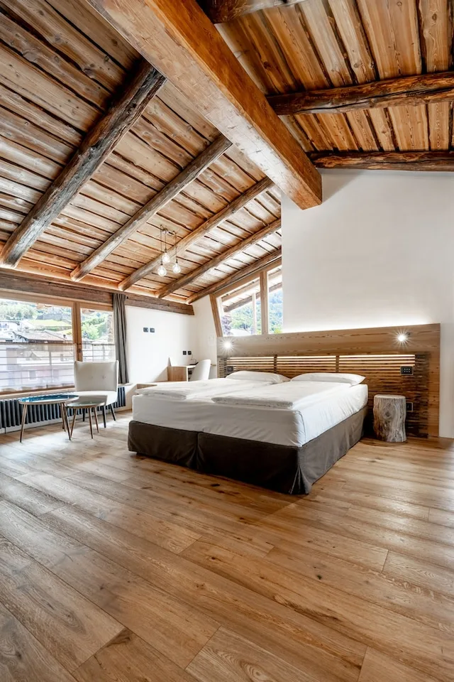 غرفة عائلية بسرير كوين مع أريكة، Curt di Clement Eco Mobility Hotel 4/6