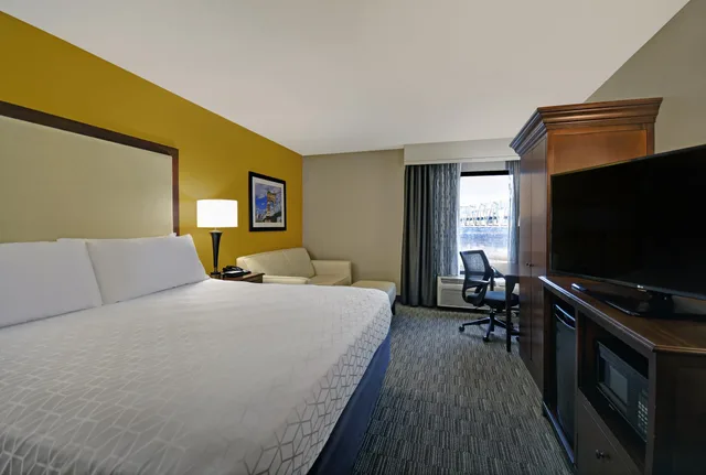غرفة بسرير مزدوج بإطلالة على النهر، Holiday Inn Express and Suites Cincinnati Riverfront, an IHG Hotel 1/6