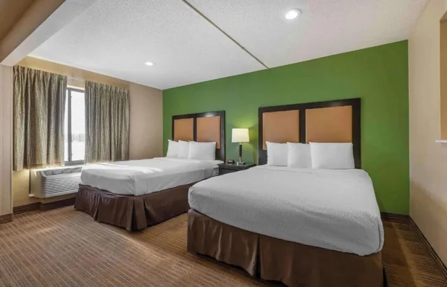 Room, 2 Double Beds, Kitchen, Studio 6 Extended Stay South Bend Mishawaka South IN 1/10