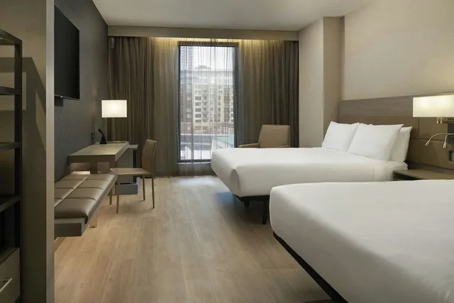 استوديو بسريرين كوين، AC Hotel by Marriott Seattle Downtown 1/3