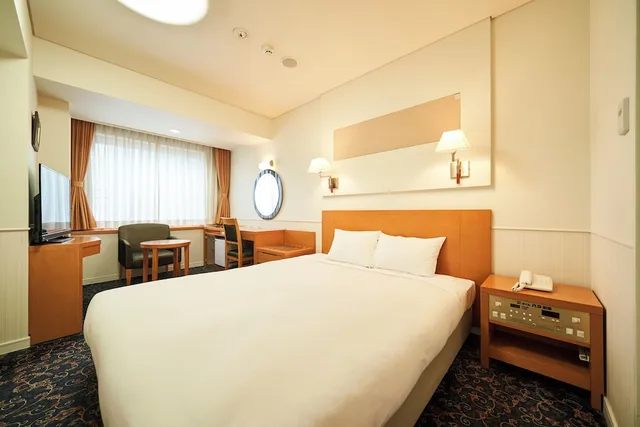 غرفة بسرير كوين بإطلالة على النهر في الملحق، Hotel Global View Kushiro 2/5