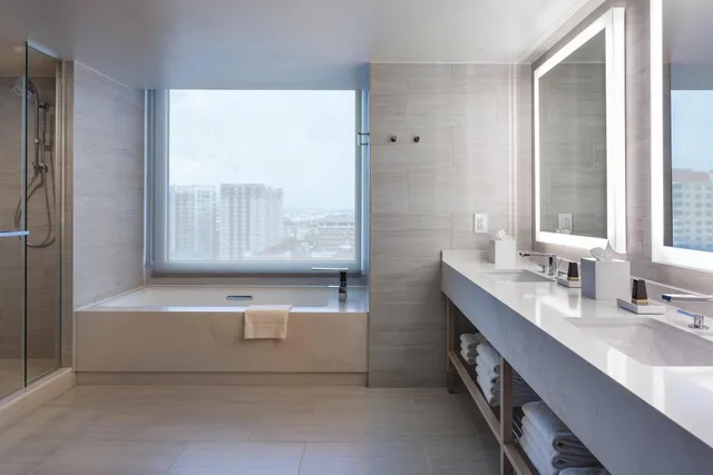 1 Bedroom, Presidential, Suite, King Bed, Water View, Sofa, Balcony، Tampa Marriott Water Street 2/2