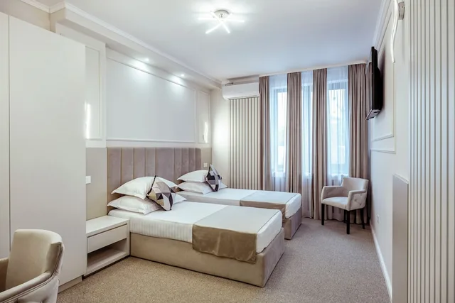غرفة حصرية بسريرين منفصلين بغرفة نوم واحدة، La Strada Boutique Villa 2/6