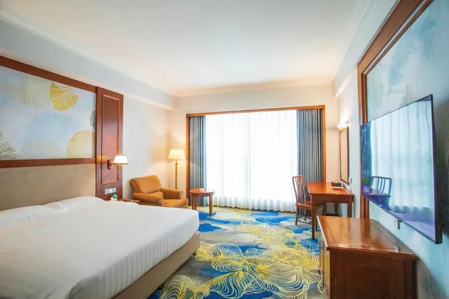 غرفة بسرير كوين بإطلالة على المدينة، Gladden Hotel Fenggang 1/1