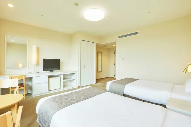 غرفة قياسية بسريرين منفصلين، Kamenoi Hotel Fukui 1/2