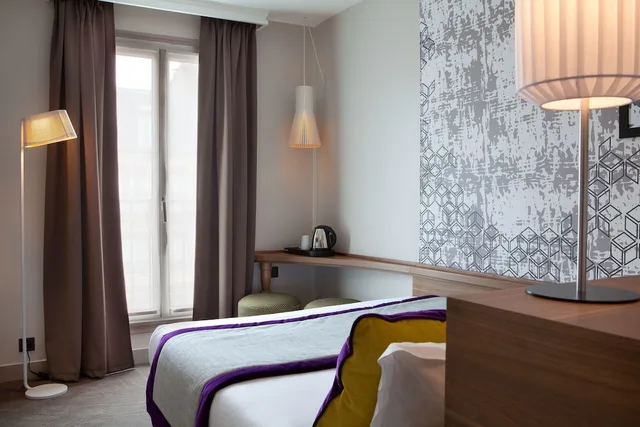 غرفة مفردة بسرير مزدوج، Hotel Des Nations Saint Germains 3/6