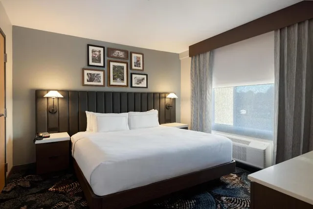 جناح ركني بسرير كينج مع أريكة لذوي الإعاقة، DoubleTree by Hilton Hotel Savannah Airport 4/7