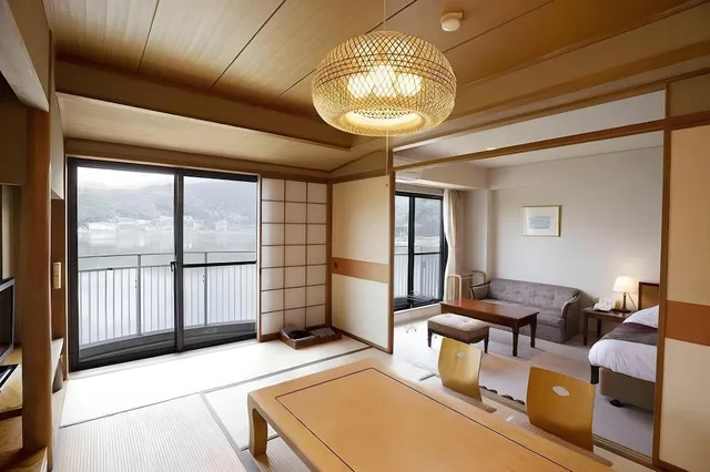 Japanese Western, 4 Futon Beds, Lake View, East Wing، Fuji Lake Hotel 2/2