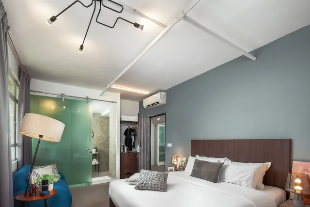 غرفة ديلوكس بسرير فردي بغرفة نوم واحدة، Cooliv Waterfront 2/8