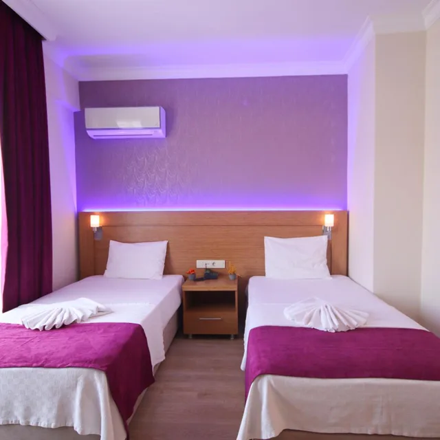 غرفة بسرير مزدوج أو سريرين منفصلين بإطلالة على الحديقة، Sirius Mi Hotel 4/6