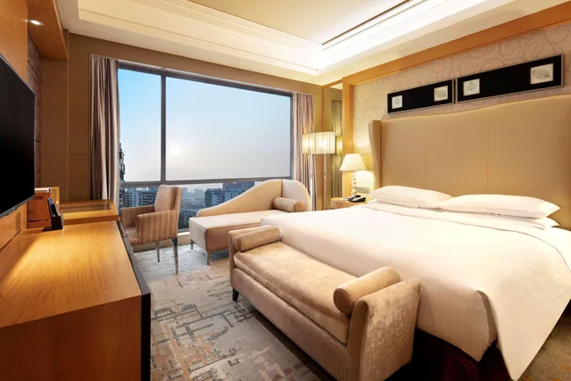 جناح ديلوكس بغرفة نوم واحدة، Hilton Xiamen 1/2