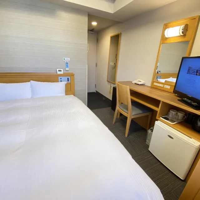 Room, Semi Double Bed, Smoking, Hotel Route-Inn Honhachinohe Ekimae 2/6