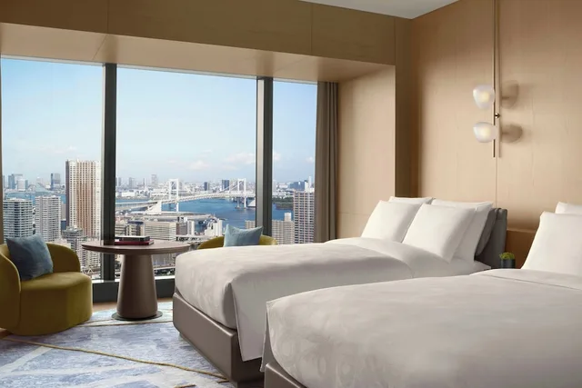 Bay, Deluxe, 2 Double Beds, Lounge Access، JW Marriott Hotel Tokyo 1/2