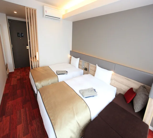 غرفة بريميوم بسريرين منفصلين، Urban Hotel Kyoto Gojo Premium 1/7